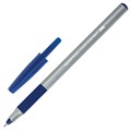 Ручка шариковая с грипом BRAUBERG "i-STICK POINT", СИНЯЯ, корпус серый, игольчатый узел 0,7 мм, линия письма 0,35 мм, 144021 144021 - фото 205619