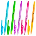 Ручка шариковая с грипом BRAUBERG "ULTRA GT NEON", СИНЯЯ, корпус ассорти, линия 0,35 мм, 144054 144054 - фото 205649