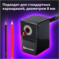 Точилка механическая BRAUBERG "BLACK JACK", крепление к столу, металлический механизм, цвет чёрный, 222516 222516