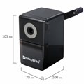 Точилка механическая BRAUBERG "BLACK JACK", крепление к столу, металлический механизм, цвет чёрный, 222516 222516
