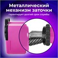 Точилка механическая BRAUBERG "JET", металлический механизм, корпус розовый, 229568 229568