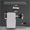 Точилка механическая BRAUBERG "METALLIC-X", для ч/гр и цветных карандашей (в том числе утолщенных), крепление, металлический корпус, 228481 228481