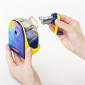 Точилка механическая BRAUBERG "MULTICOLOR", корпус с печатью, 228489 228489