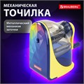 Точилка механическая BRAUBERG "MULTICOLOR", корпус с печатью, 228489 228489
