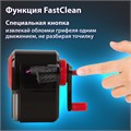 Точилка механическая BRAUBERG "ULTRA", для чернографитных и цветных карандашей, крепление к столу, корпус черный с красным, 228626 228626