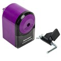 Точилка механическая BRAUBERG ULTRA для чернографитных и цветных карандашей, крепление к столу, цвет корпуса сиреневый с черным, 271341 271341