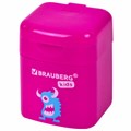 Точилка BRAUBERG KIDS "Монстрик", с контейнером, корпус ассорти, 271946 271946