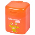 Точилка BRAUBERG KIDS "Монстрик", с контейнером, корпус ассорти, 271946 271946