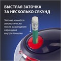 Точилка электрическая BRAUBERG "Delta", питание от 4 батареек АА, спиралевидное лезвие, 228421 228421