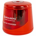 Точилка электрическая BRAUBERG DOUBLE BLADE RED, двойное лезвие, питание от 2 батареек АА, 271338 271338