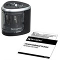 Точилка электрическая BRAUBERG DUAL (для 2 диаметров карандашей!), 4 батарейки АА, черная, 270581 270581