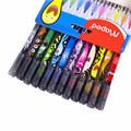 Фломастеры MAPED "COLOR PEP'S Monster", 12 цветов, смываемые, вентилируемый колпачок, 845400 152504