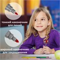 Фломастеры двусторонние BRAUBERG "PREMIUM" "DUAL-TIP", 10 шт., 10 цветов, два наконечника, картонная коробка с европодвесом, 151946 151946