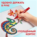 Фломастеры ЮНЛАНДИЯ 10 цветов, "ЮНЛАНДИК В АРКТИКЕ", утолщенные, ударопрочный наконечник, ПВХ, 151429 151429