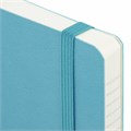 Блокнот МАЛЫЙ ФОРМАТ (91х140 мм) А6, BRAUBERG ULTRA, под кожу, 80 г/м2, 96 л., линия, голубой, 113031 113031