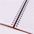 Тетрадь А5 (148x218 мм), BRAUBERG "Office PRO", гибкая, под кожу, гребень, 80 л., коричневая, 111044 111044