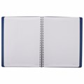 Тетрадь БОЛЬШОЙ ФОРМАТ (200x252 мм) В5, BRAUBERG "Office PRO", под кожу, гребень, клетка, 80 л., синий, 111048 111048