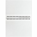 Блокнот А5 (146х206 мм), 60 л., гребень, картон, жесткая подложка, клетка, BRAUBERG, "Black", 114365 114365