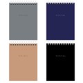 Блокнот МАЛЫЙ ФОРМАТ А6 108х145 мм, 40 л., гребень, картон, клетка, BRAUBERG "Minimal Classic", 116428 116428 - фото 211128