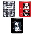Блокнот МАЛЫЙ ФОРМАТ А6 108х145 мм, 40 л., гребень, картон, клетка, BRAUBERG, "Anime emotions", 114392 114392 - фото 211155