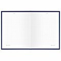 Блокнот МАЛЫЙ ФОРМАТ 110х147 мм, А6, 80 л., твердый, клетка, BRAUBERG "Minimal", синий, 116447 116447
