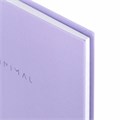 Блокнот МАЛЫЙ ФОРМАТ 110х147 мм, А6, 80 л., твердый, клетка, BRAUBERG "Minimal", сиреневый, 116448 116448