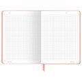 Блокнот с резинкой в клетку 96 л., А5 145х203 мм, твердая обложка с фольгой, BRAUBERG, "Pastel", 116330 116330