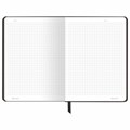 Блокнот с резинкой в клетку 96 л., А5 145х203 мм, твердая обложка, BRAUBERG, "Purpose", 116316 116316