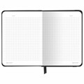 Блокнот с резинкой в клетку 96 л., МАЛЫЙ ФОРМАТ А6, 109х148 мм, твердая обложка, BRAUBERG, "Minimal", 116333 116333