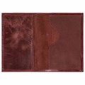 Обложка для паспорта натуральная кожа пулап, "Passport", кожаные карманы, коричневая, BRAUBERG, 238197 238197