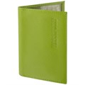 Обложка для паспорта натуральная кожа флоттер, "PASSPORT", салатовая, STAFF "Profit", 237204 237204