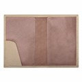 Обложка для паспорта натуральная кожа флоттер, кожаный уголок, бежевая, BRAUBERG, 238863 238863