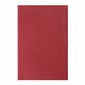 Обложка для паспорта натуральная кожа флоттер, кожаный уголок, красная, BRAUBERG, 238865 238865