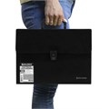 Папка-портфель пластиковая BRAUBERG А4 (332х245х35 мм), 13 отделений, фактура диагональ, черная, 221375 221375