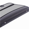 Папка-портфель пластиковая BRAUBERG А4+ (375х305х60 мм), 4 отделения, 2 кармана, серая, 228685 228685