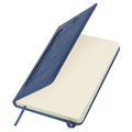 Ежедневник датированный 2025 А5 138x213 мм, BRAUBERG "Optimal", под кожу, резинка-фиксатор, держатель для ручки, синий, 115891 115891