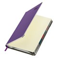 Ежедневник датированный 2025 А5 148х218 мм GALANT "Infinity Silver", под кожу, фиолетовый, 115723 115723