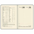Ежедневник датированный 2025, А5, 143х218 мм, BRAUBERG "Journal", под кожу, застежка, органайзер, черный, 115882 115882