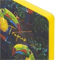 Ежедневник недатированный B6 (127х186 мм), BRAUBERG VISTA, под кожу, гибкий, 136 л., "Toucan tropics", 112114 112114