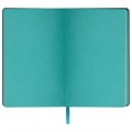 Ежедневник недатированный А5 (138х213 мм) BRAUBERG "Stylish", кожзам, гибкий, 160 л., бирюзовый, 111862 111862