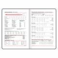 Ежедневник недатированный А5 (148x218 мм), ОФИСМАГ, под кожу, магнитный клапан, 160 л., черный, 115082 115082