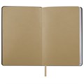 Ежедневник недатированный А5 138х213 мм BRAUBERG "Metallic", под кожу, 136 л., гибкий, бежевый, 113378 113378
