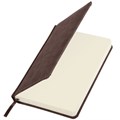 Ежедневник недатированный А5 138х213 мм BRAUBERG "Status", под кожу, 160 л., коричневый, 113363 113363