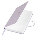 Ежедневник недатированный А5 138х213 мм, BRAUBERG "Braided", под кожу, гвоздик 160 л., сиреневый, 116596 116596
