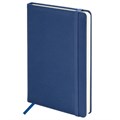Ежедневник недатированный А5 138х213мм BRAUBERG Base, под кожу, 160л, синий, 116258 116258
