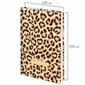 Ежедневник недатированный А5 145х215 мм, ламинированная обложка с фольгой, 160 л., STAFF, "Леопард", 115567 115567