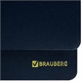 Планинг настольный недатированный (305х140 мм) BRAUBERG "Select", балакрон, 60 л., темно-синий, 123798 123798