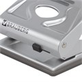 Дырокол металлический BRAUBERG "Metallic", до 20 листов, серебристый, 224339 224339
