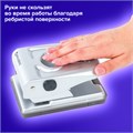 Дырокол металлический BRAUBERG "Metallic", до 40 листов, серебристый, 224342 224342