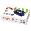 Дырокол металлический STAFF "EVERYDAY", до 10 листов, без линейки, синий, 224648 224648